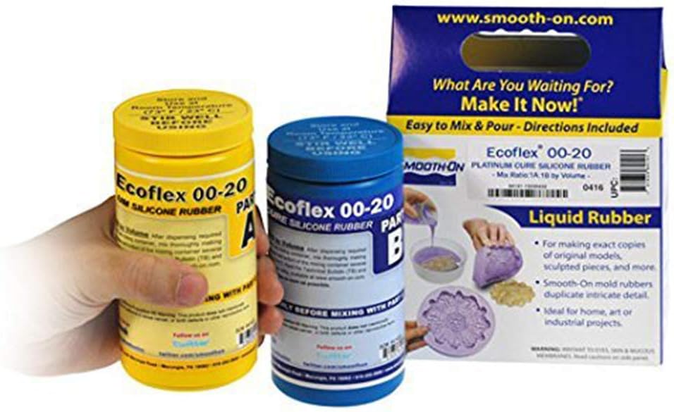Smooth-On Ecoflex 00-20 Super Soft Silicone Rubber - Pint Unit