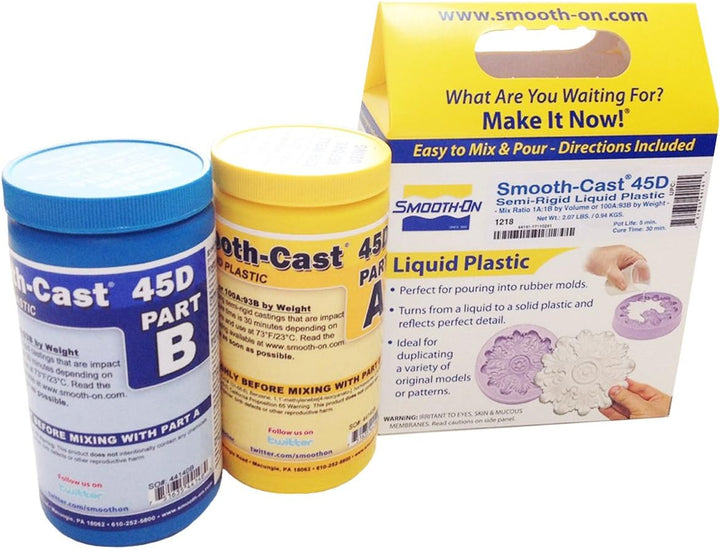 Smooth-On, Semi - Rigid Line 45D Series, Trial Size Unit