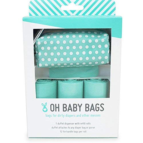 DUFFEL GIFT BOX seafoamwhite dots wseafoamseaspray scented bags