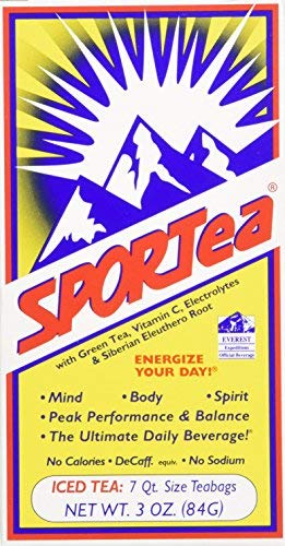 Sportea Iced Tea 7-Count Tea Bags Pack of 4