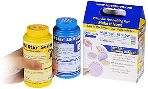 Mold Star 15 Slow - 1A:1B Mix by Volume Platinum Silicone Rubber - Pint Unit