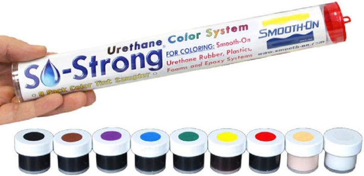 SO-Strong Colorants - For Urethane Rubbers, Plastics, & Foams - Set of 9