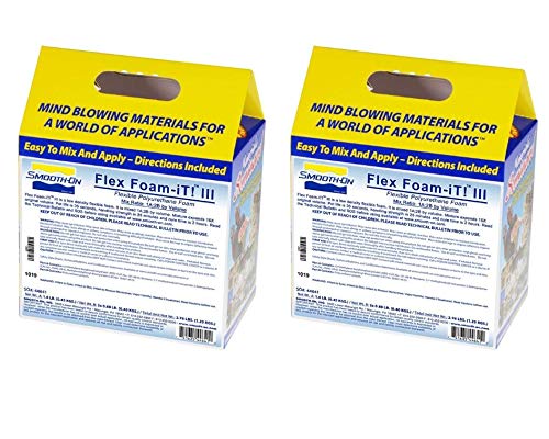 Smooth-On, Flex Foam-iT! III Flexible Polyurethane Foam 2 Pack (Over 5 lbs of Foam) - Trial Unit Propmaking and Special Effects Polyurethane
