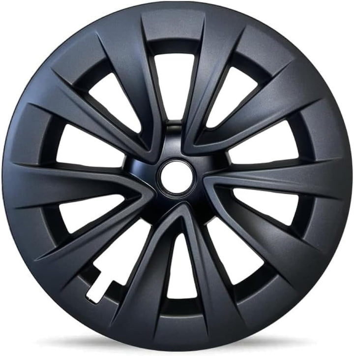 Single Replacement for Mayde 19-Inch Hub Caps fits 2020-2023 Tesla Model 3 - (19" Gunmetal Gray)(Set of 1)