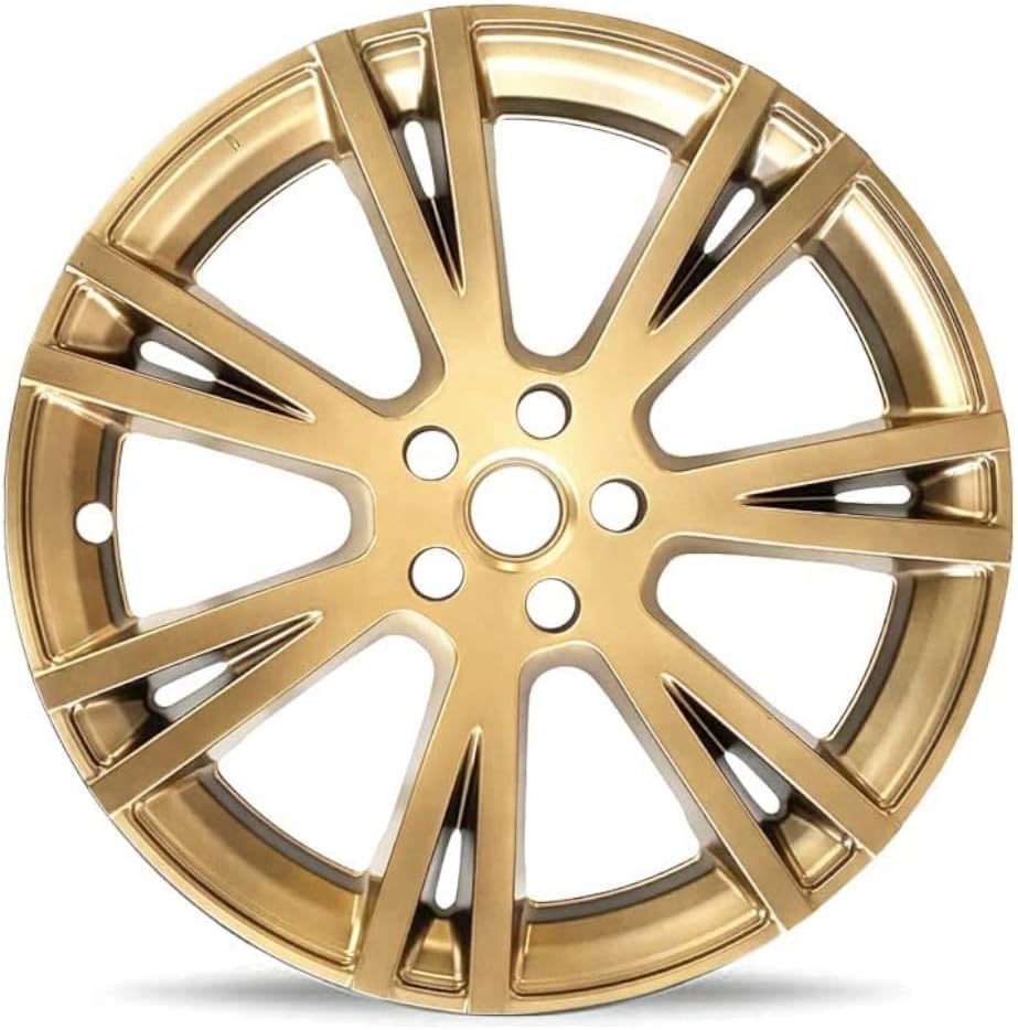 Mayde 19-Inch Hub Caps fits 2020-2023 Tesla Model Y, Replacement Wheel Cover (1 Piece, Gold)