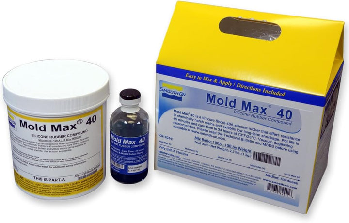 Mold Max 40 - Condensation Cure Silicone Rubber Compound - Pint Unit