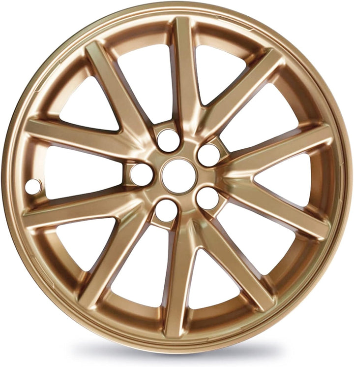 Mayde 18-Inch Wheel Covers fits 2020-2023 Tesla Model 3 Rims, Replacement Hub Caps (1 Piece, Gold)