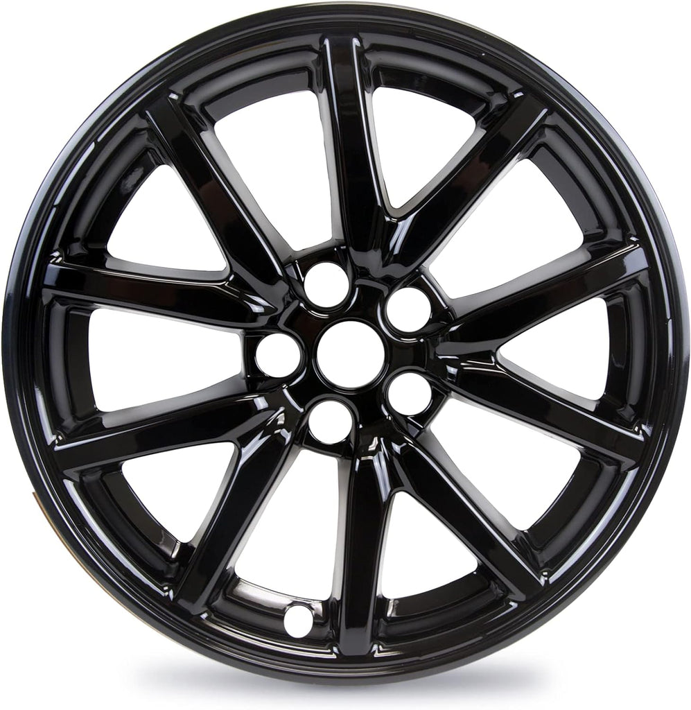 Mayde 18-Inch Wheel Covers fits 2017-2023 Tesla Model 3 Rims, Replacement Hub Caps (1 Piece, Gloss Black)