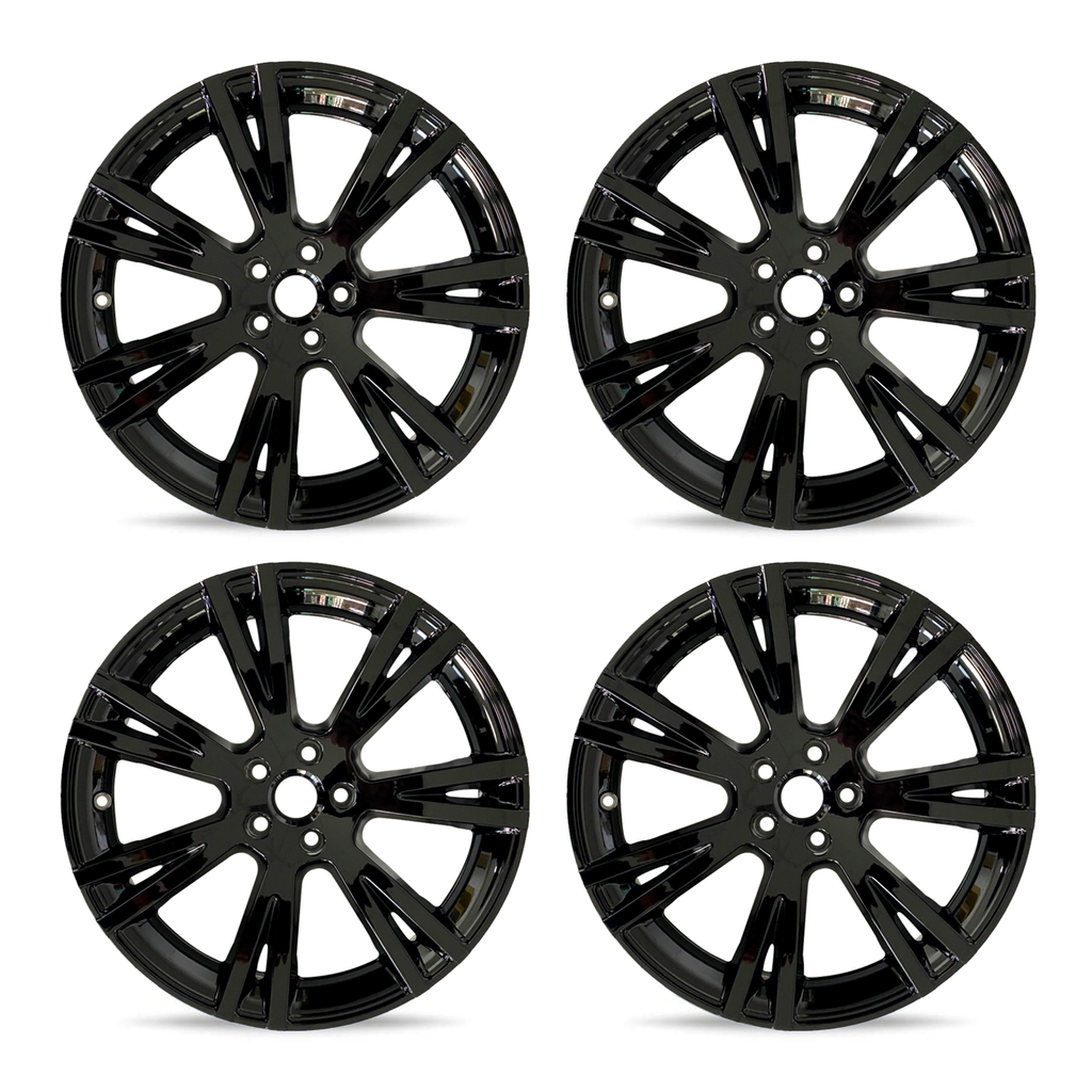 Mayde 19-Inch Wheel Covers fits 2020-2023 Tesla Model Y Rims, Replacement Hub Caps (Set of 4, Gloss Black)…