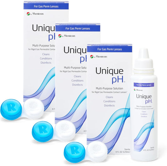 Menicon Unique pH 4 floz - 3 Pack