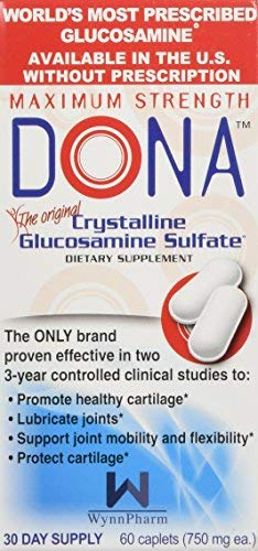 Dona Crystalline Glucosamine Sulfate Caplets - 60 Ea