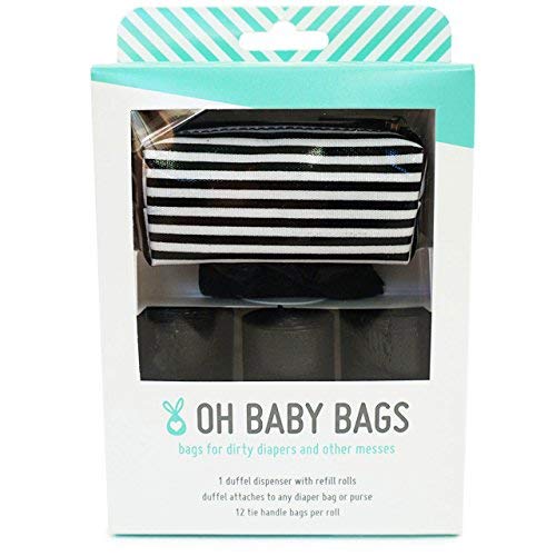 DUFFEL GIFT BOX blackwhite stripe wblacknon scented bags
