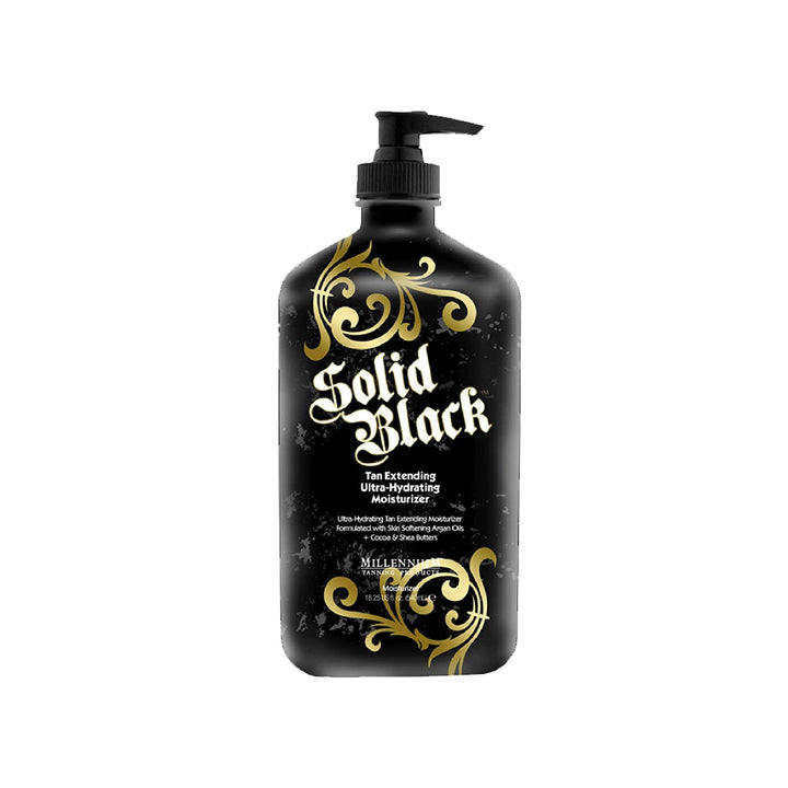 Millennium Tanning Solid Black Tan Extender Lotion - Hydrating After Sun Lotion, 18.25 Ounces