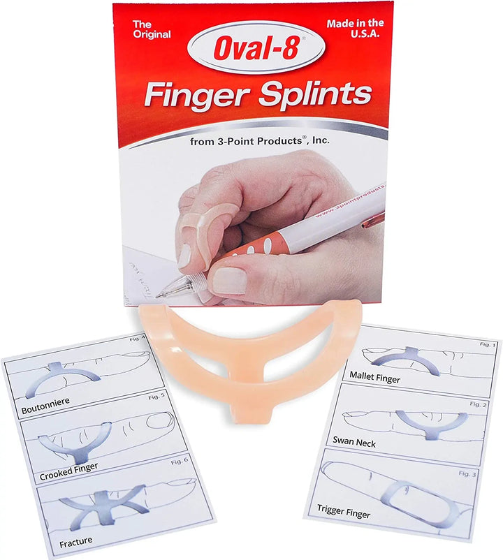 3-Point Products Oval-8 Finger Splint Size 6 (Pack of 1)