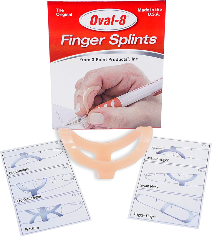 3-Point Products Oval-8 Finger Splint Size 12 (Pack of 1)