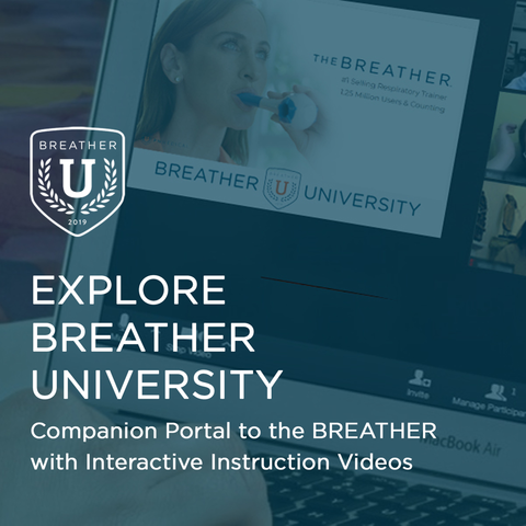 THE BREATHER │ Natural Breathing Lung Recovery Exerciser Trainer For Drug-Free Respiratory Therapy for Stronger Lungs